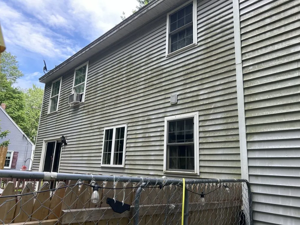 Professional yard cleanup service for residential properties across Portland, ME - N&E Property Services