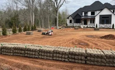 Expert landscape installation with custom design in York, SC by Neal Property Group Landscapes