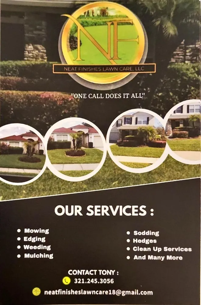 Top-rated yard maintenance in Orlando, FL - Neat Finishes Lawn Care