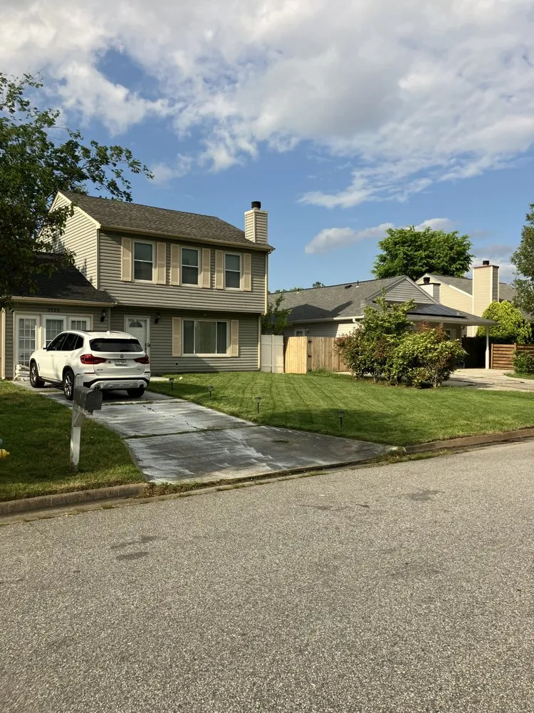 Professional residential landscaping in Hampton, VA by Neat Lawn Care