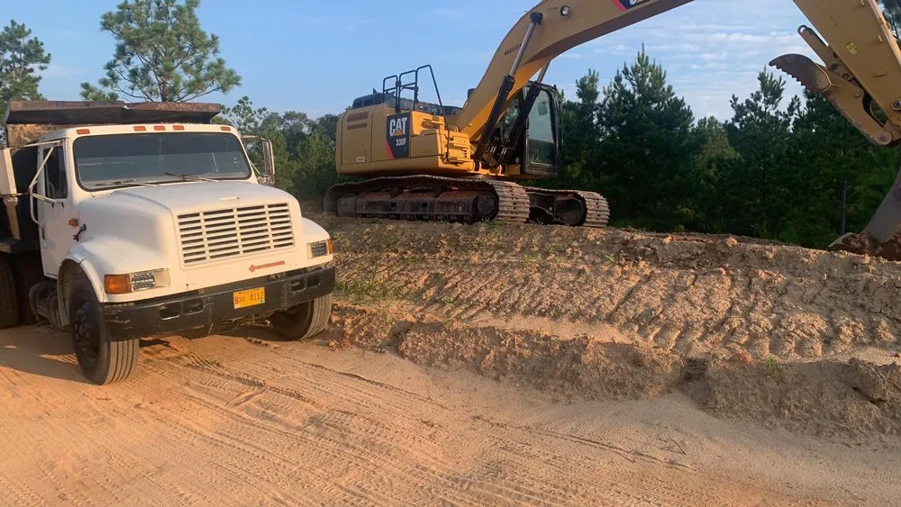 Custom yard cleanup service in Saucier, MS by Necaise Hauling And Tractor Work