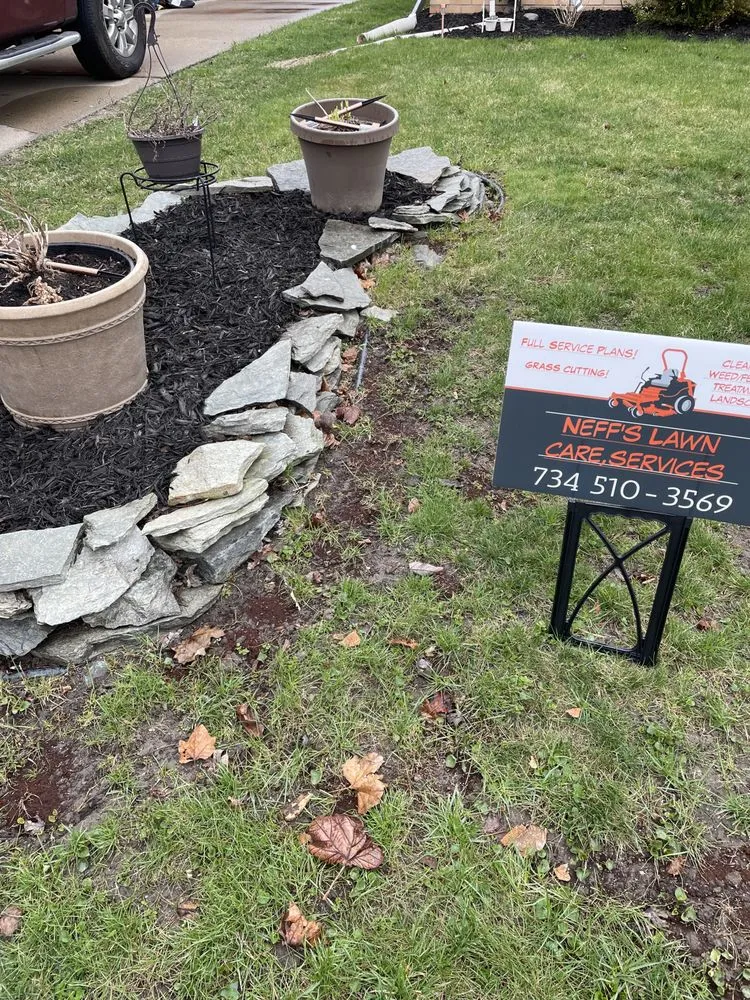 Affordable yard cleanup service with custom design in Taylor, MI by Neff's Lawn Care Service