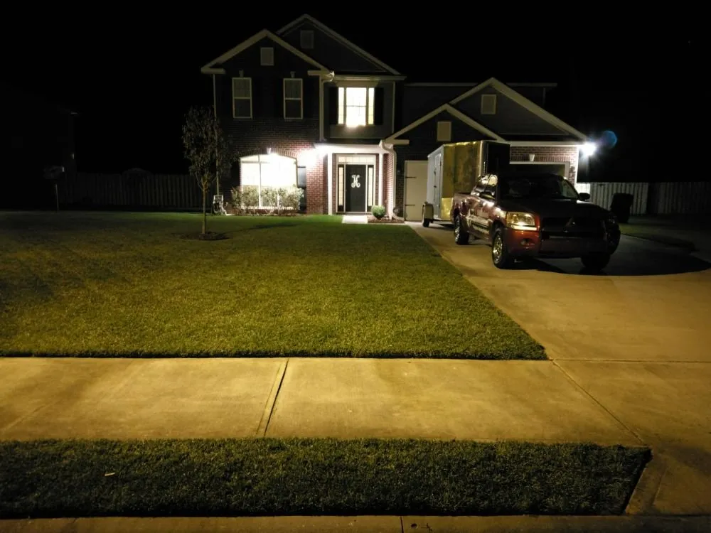 Professional yard cleanup service for homes in Hinesville, GA by Neighborhood Lawn Care & Maintenance
