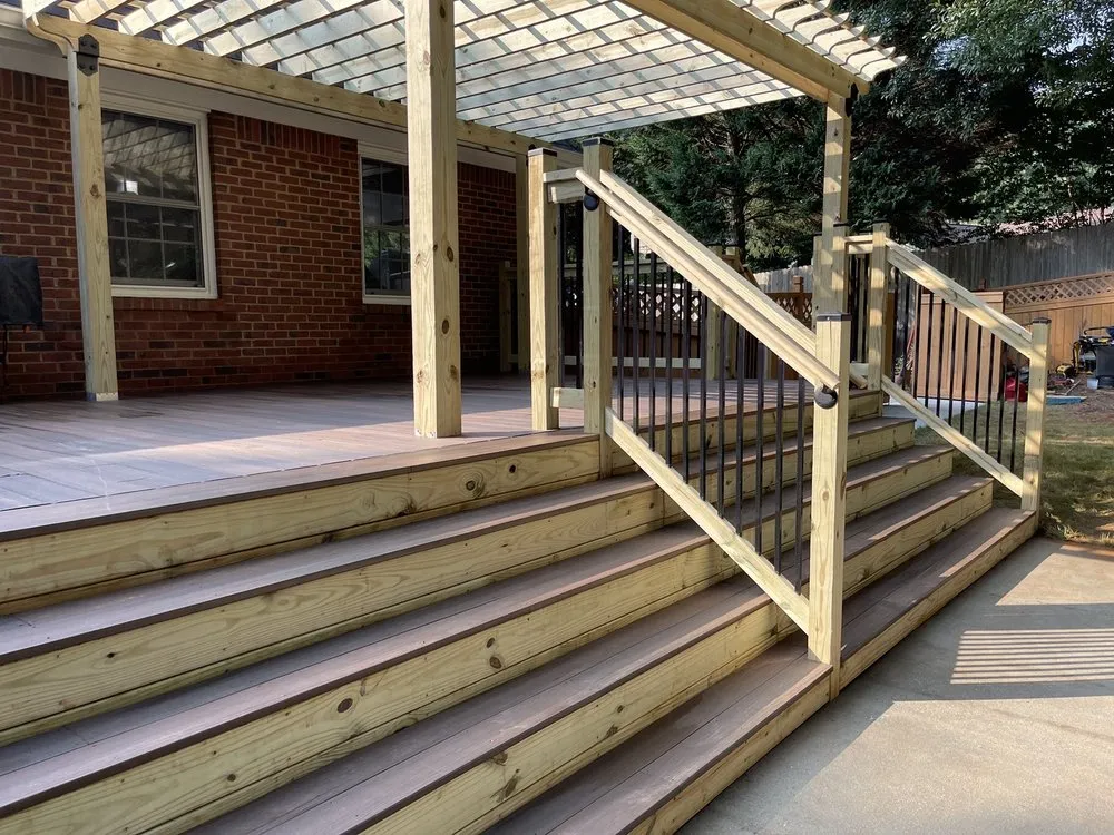 Custom landscape design with custom design in Stone Mountain, GA by Neighborhood Lawn Care