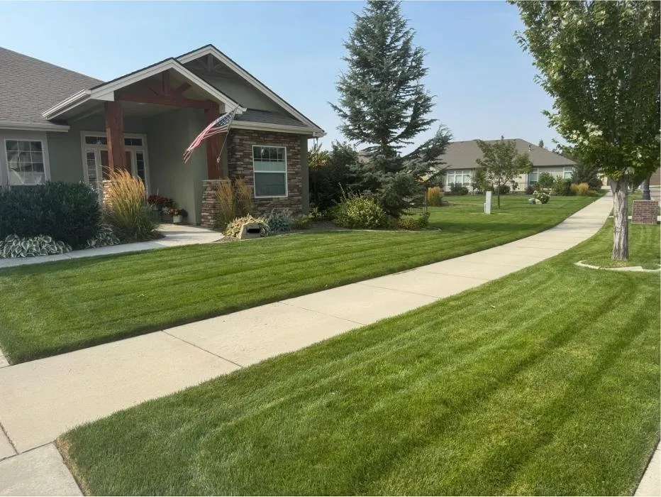 Affordable lawn mowing service for residential properties in Meridian, ID by Neighborhood Lawn Legends