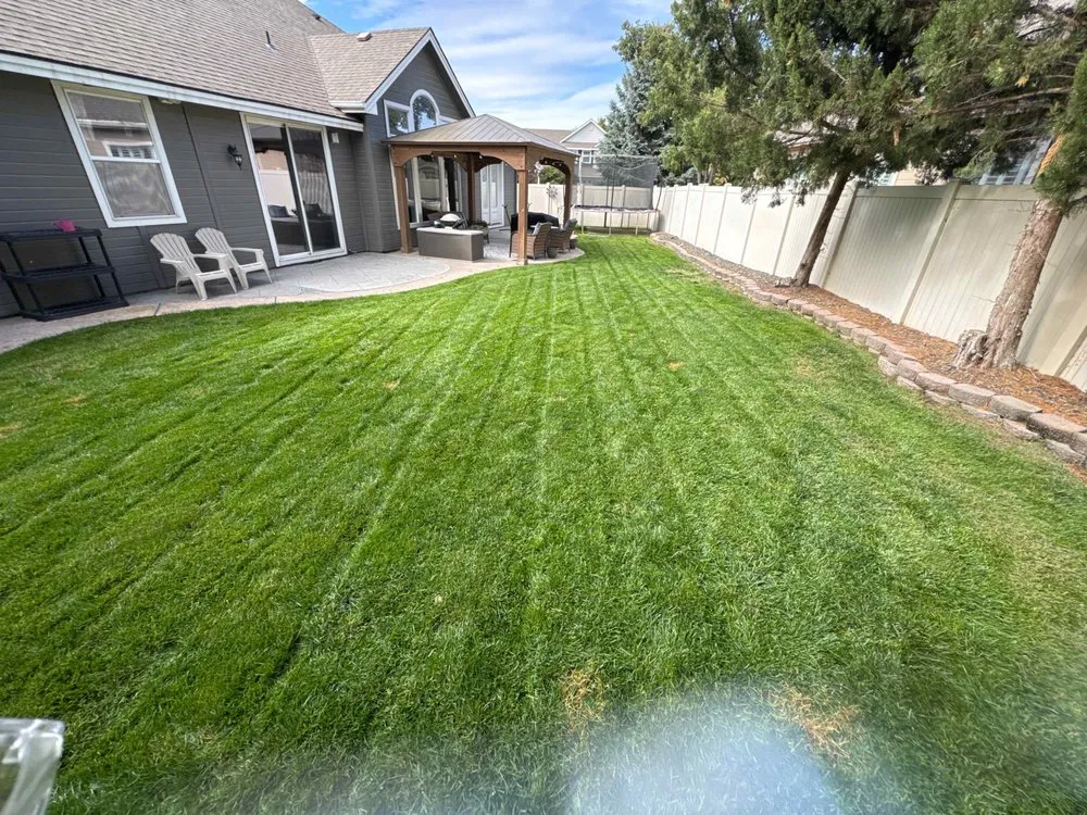 Professional outdoor landscaping in Meridian, ID by Neighborhood Lawn Legends