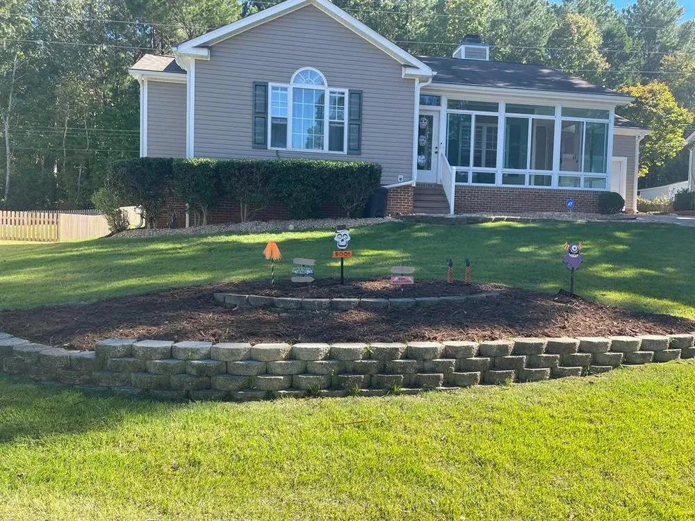 Local yard maintenance with custom design across Fuquay-Varina, NC - Neighborhood Lawn Service