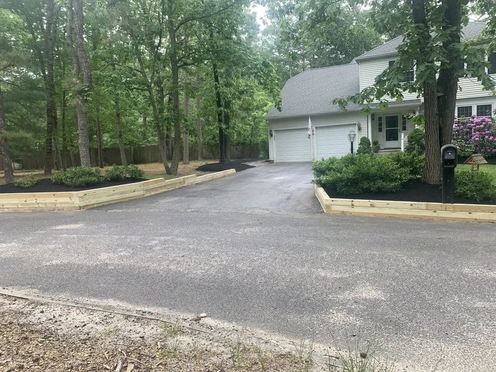 Custom outdoor landscaping with custom design across Shamong, NJ - Neighborhood Pride Landscaping