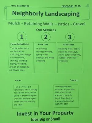 Neighborly Landscaping Logo