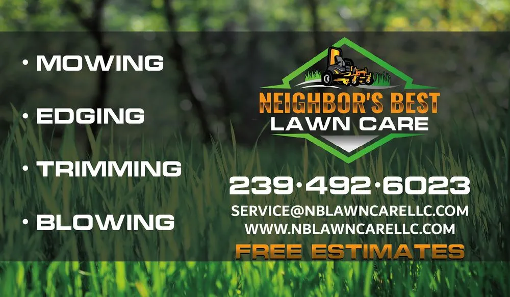 Reliable lawn mowing service experts serving Cape Coral, FL - Neighbors Best Lawn Care