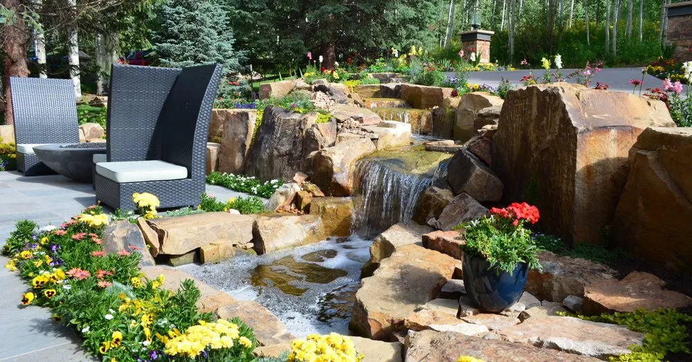 Professional landscape installation in Silverthorne, CO by Neils Lunceford