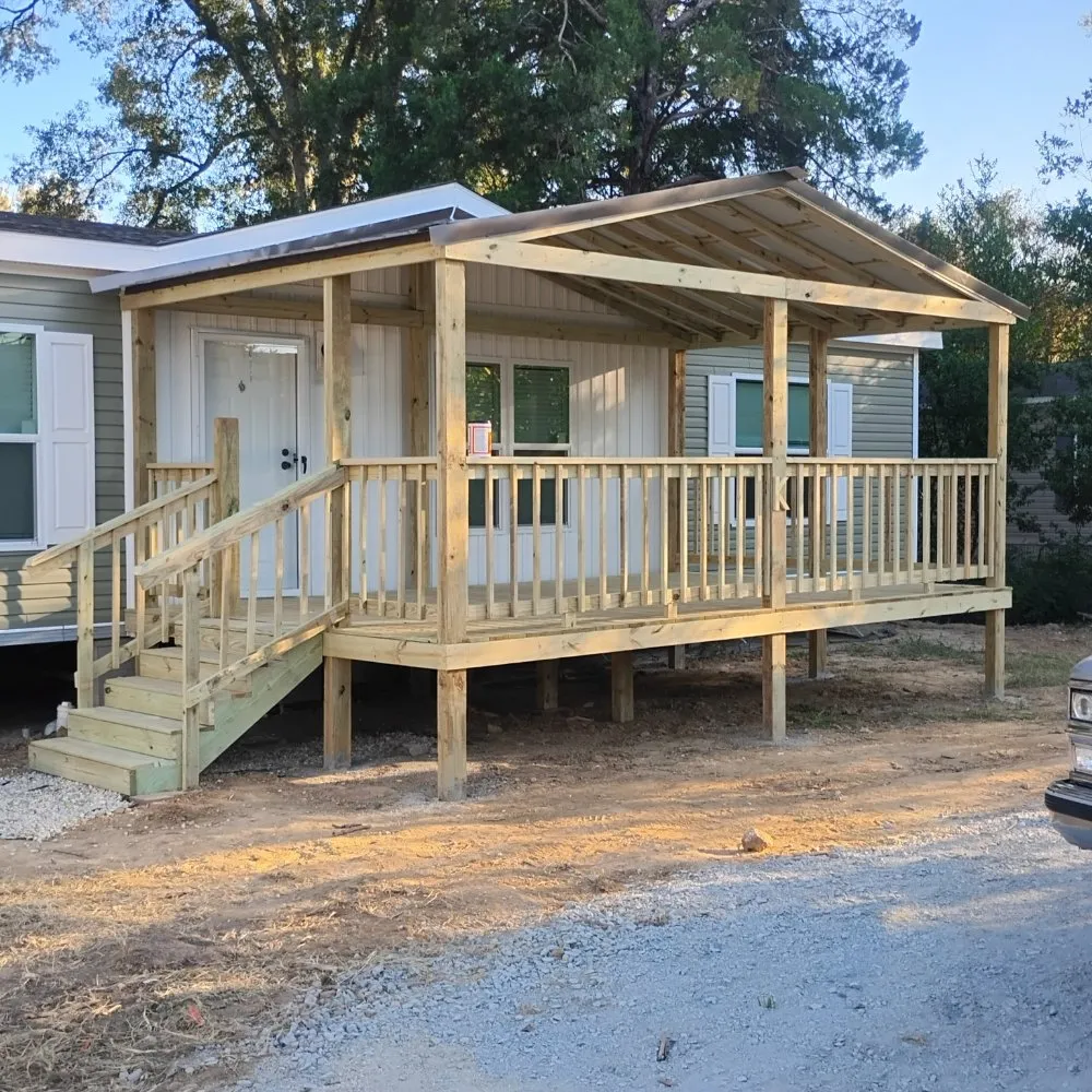 Local yard maintenance with custom design in West Monroe, LA by Nela Remodeling Pros