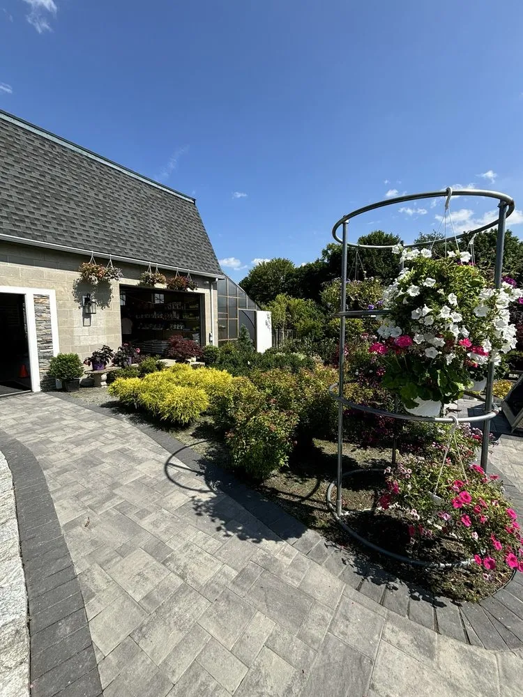 Top-rated outdoor landscaping with custom design in Randolph, MA by Nelson Landscaping & Garden Center