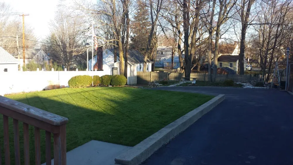 Custom outdoor landscaping in Randolph, MA by Nelson Landscaping & Garden Center