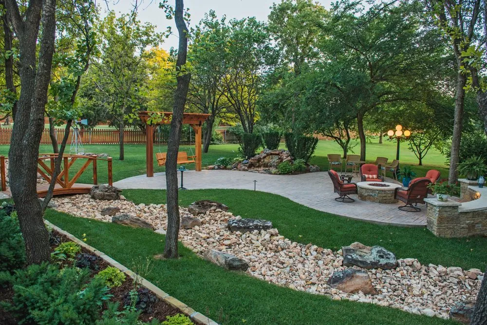 Top-rated landscape installation for outdoor upgrades in Oklahoma City, OK by Nelson Landscaping