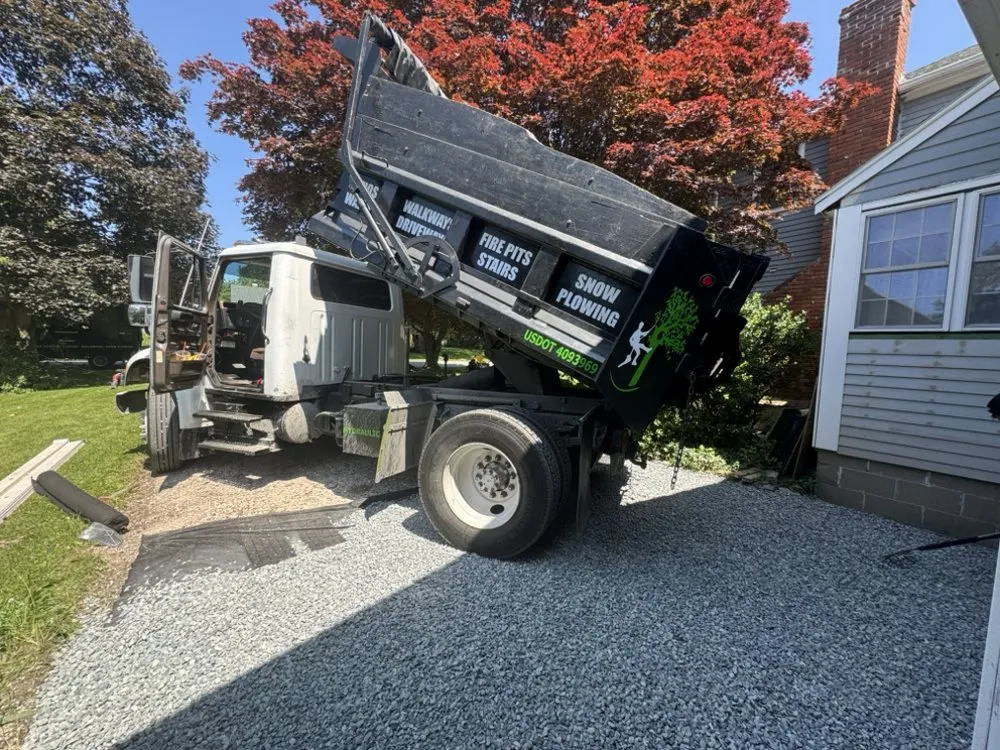 Local landscape installation in Burlignton, MA - Nelson's Hardscape & Tree Service