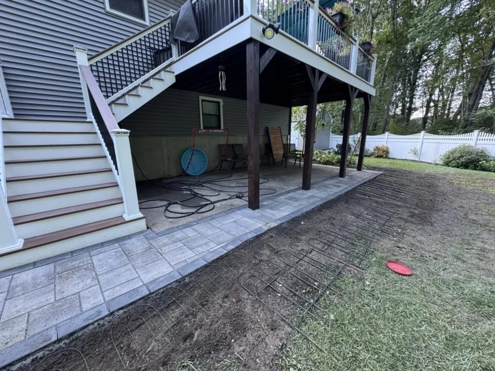 Affordable lawn care service for outdoor upgrades in Burlignton, MA by Nelson's Hardscape & Tree Service