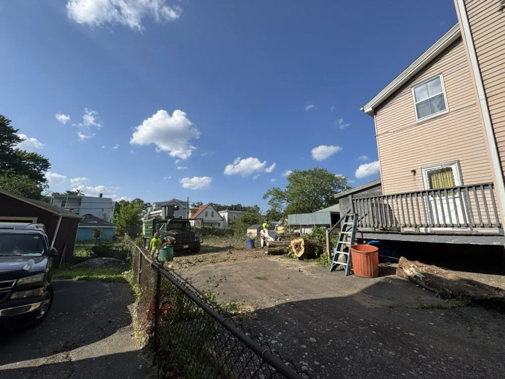 Reliable outdoor landscaping for homes in Burlignton, MA by Nelson's Hardscape & Tree Service