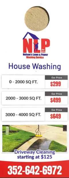 Professional residential landscaping experts serving Gainesville, FL - Nelsons Lawn and Power Washing Service