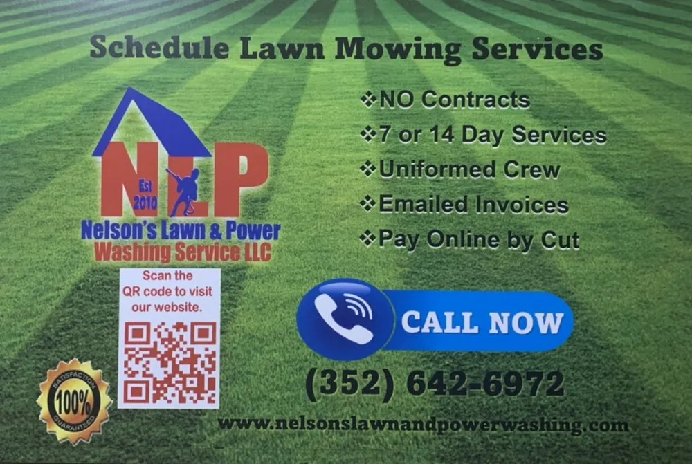 Expert residential landscaping experts serving Gainesville, FL - Nelsons Lawn and Power Washing Service