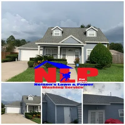 Nelsons Lawn and Power Washing Service Logo