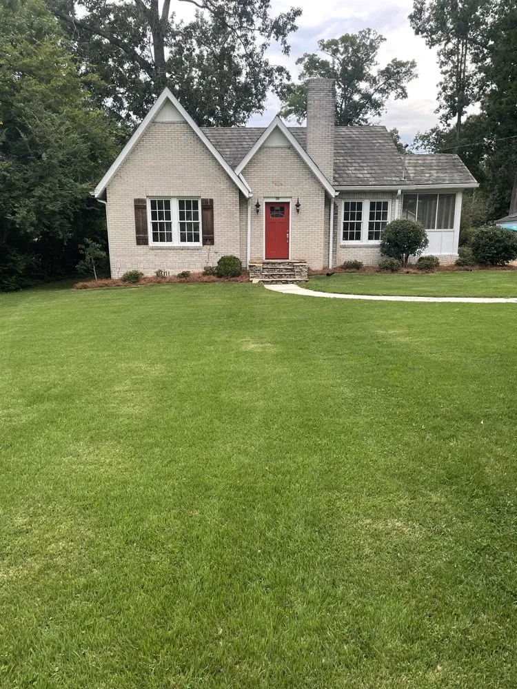 Custom landscape installation with custom design across Rome, GA - Nelson’s Lawn Care