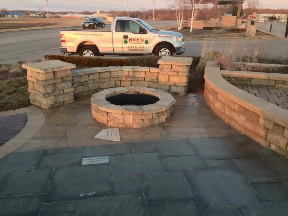 Professional landscape design with custom design in Shorewood, IL by Nelys Landscaping