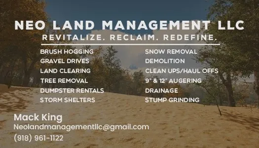 Custom landscape installation in Miami, OK by NEO Land Management