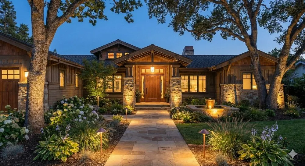 Expert landscape installation near you in palmdale, CA by Neptune Lighting & Designs