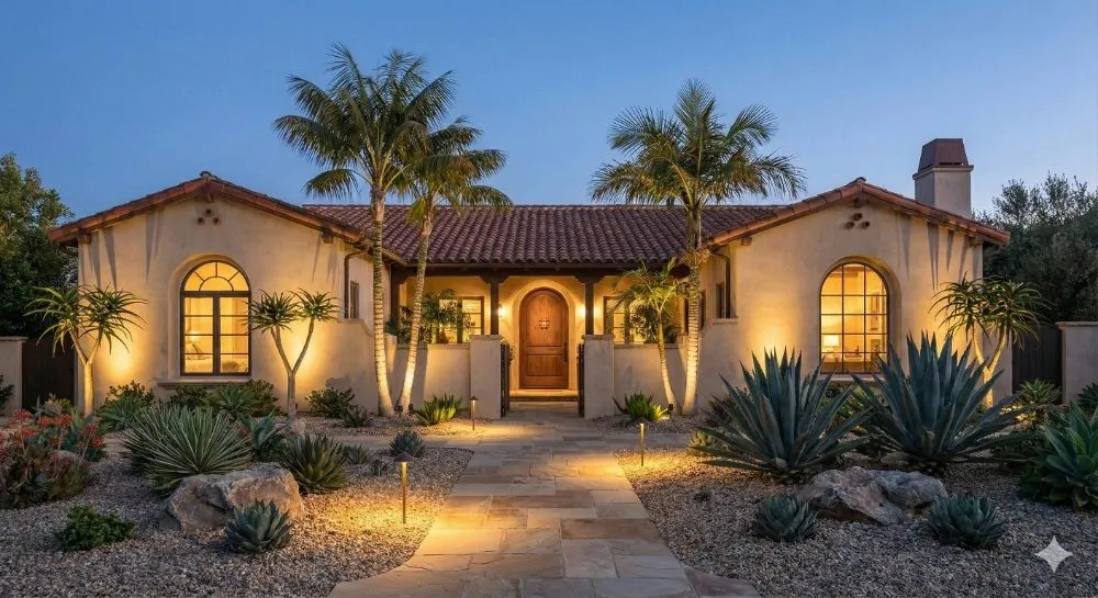 Affordable residential landscaping for homes across palmdale, CA - Neptune Lighting & Designs