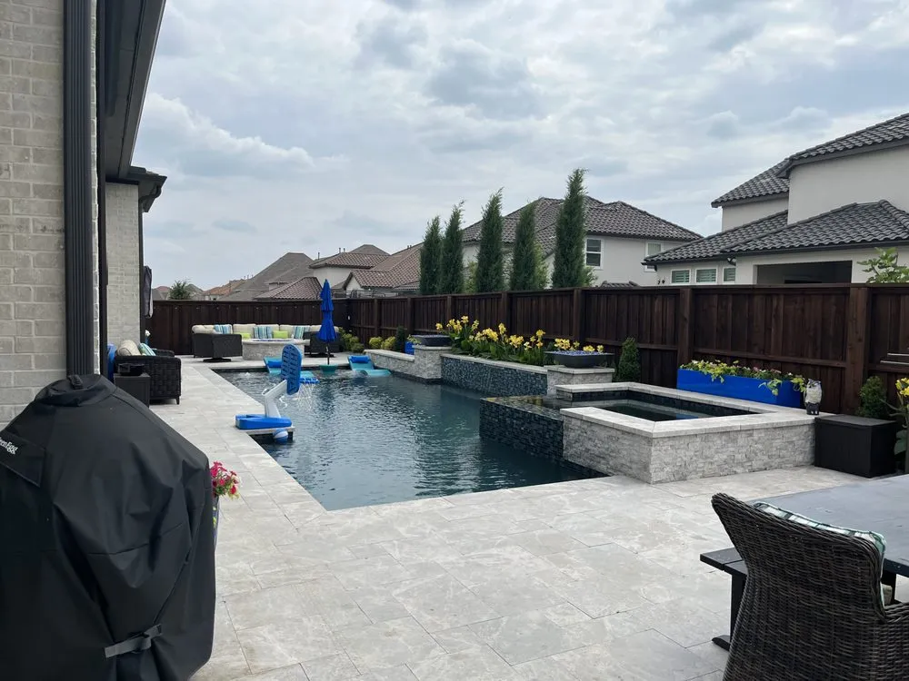 Professional garden landscaping for residential properties in McKinney, TX by Nesbitt’s Lawn & Landscaping