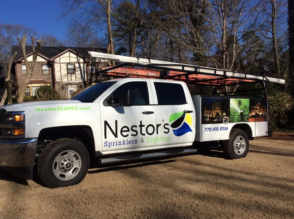Affordable lawn mowing service for residential properties in Alpharetta, GA by Nestor's Landscape
