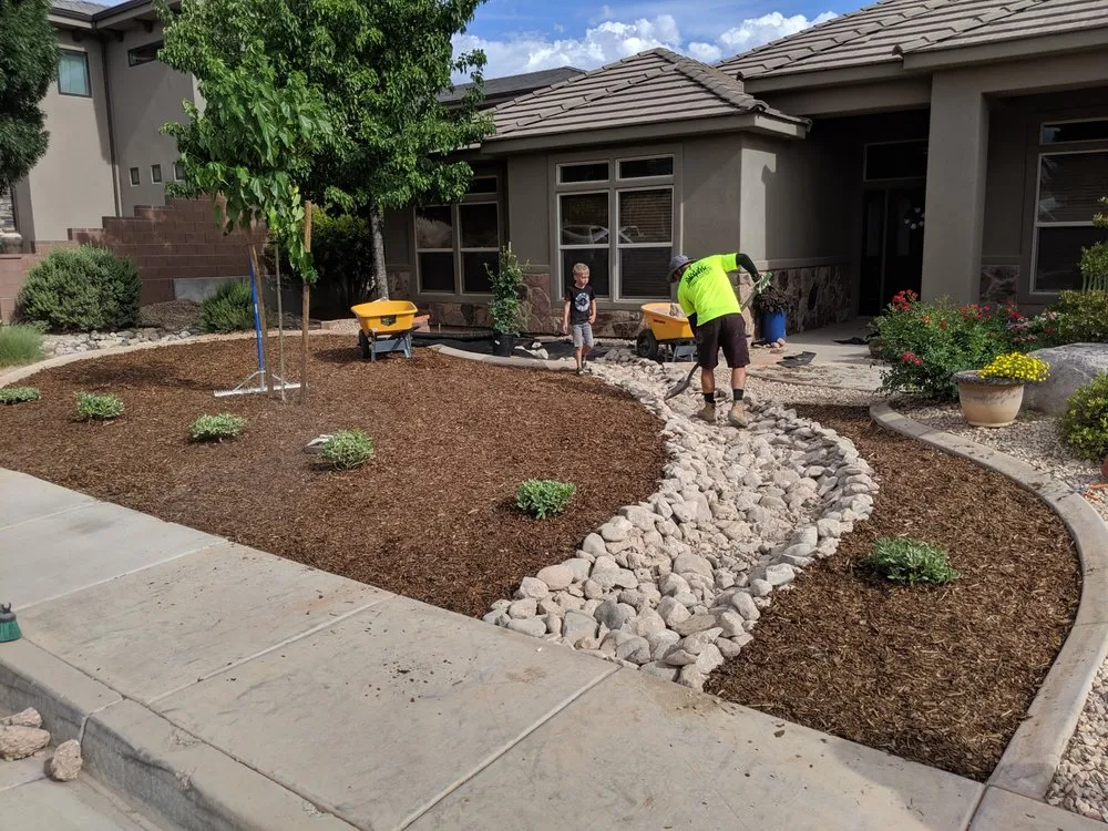 Trusted lawn mowing service in St. George, UT by Neumann Brothers Landscape