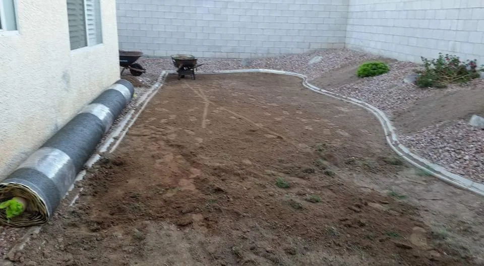 Affordable garden landscaping for residential properties in Las Vegas, NV by Nevada Elite Landscaping