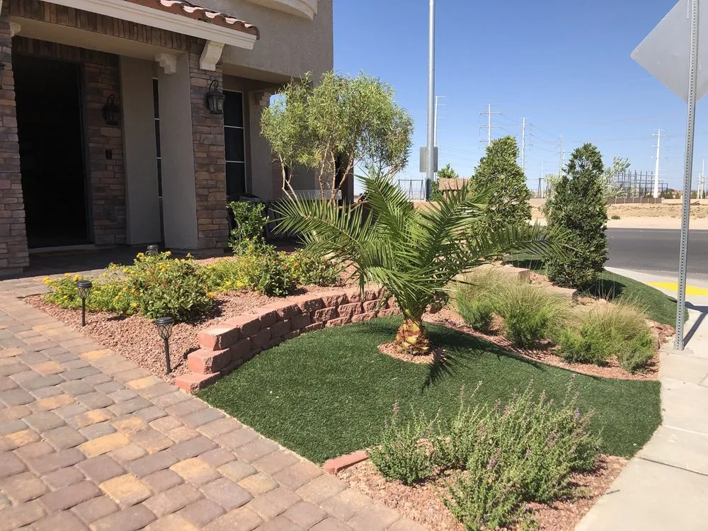 Reliable yard maintenance for homes in Las Vegas, NV by Nevada Elite Landscaping