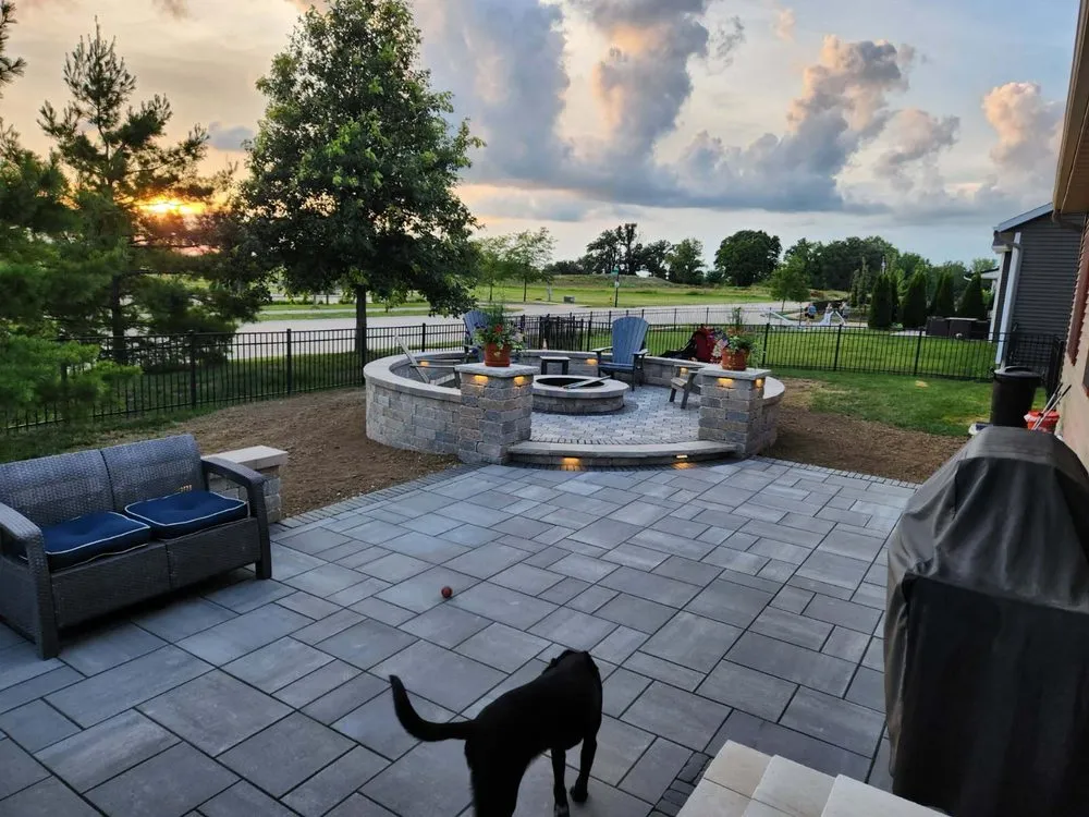 Custom lawn mowing service in Geneseo, IL by Neverending Landscape