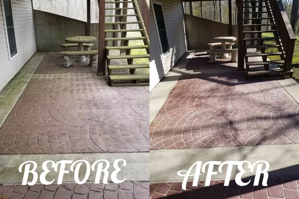 Affordable landscape installation in Columbia, IL by New Again Power Washing
