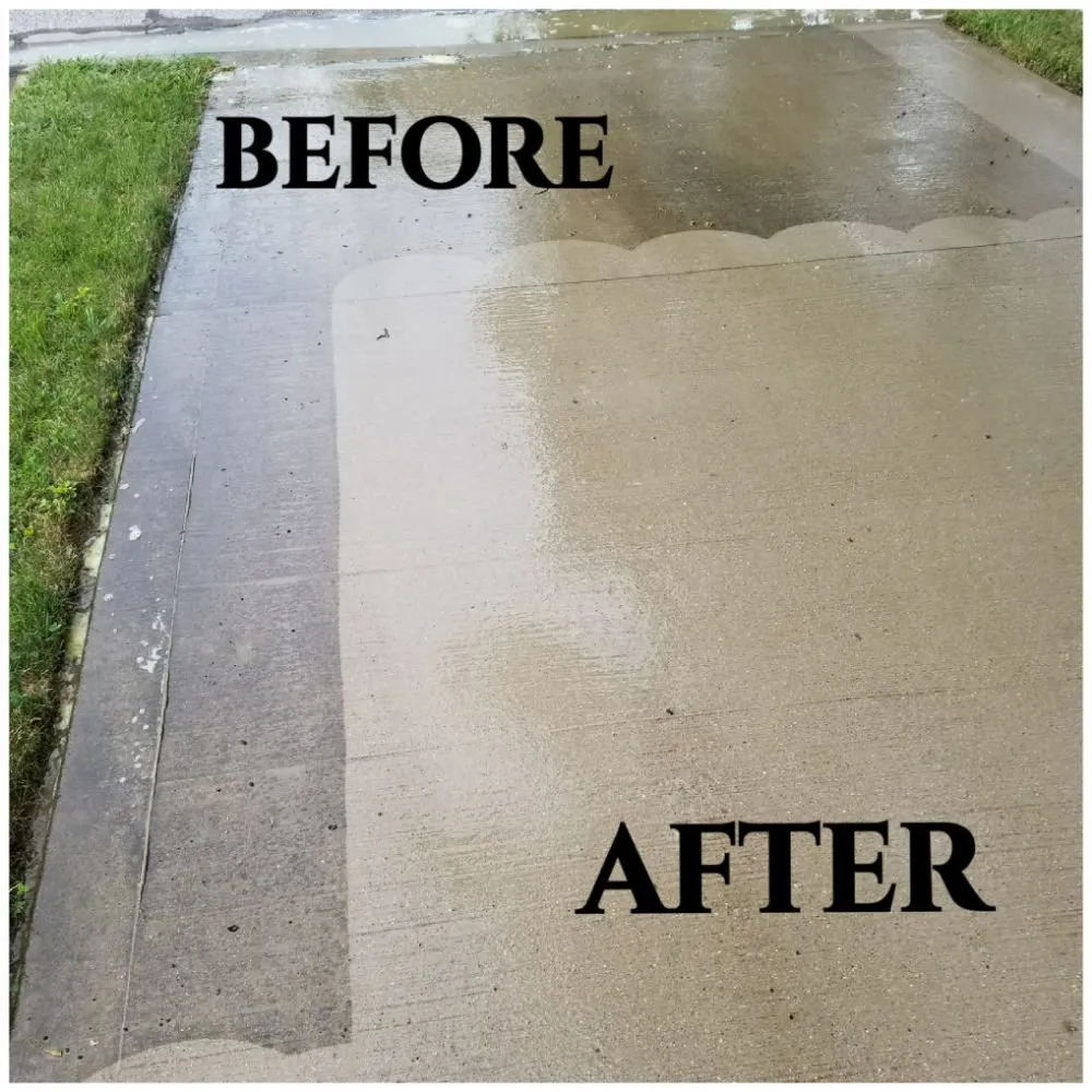 Professional yard maintenance in Columbia, IL by New Again Power Washing