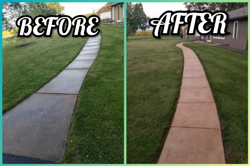 Professional landscape design for residential properties in Columbia, IL by New Again Power Washing
