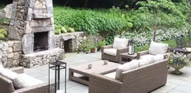 Local lawn care service for homes in Ridgefield, CT by New Beginnings Landscaping