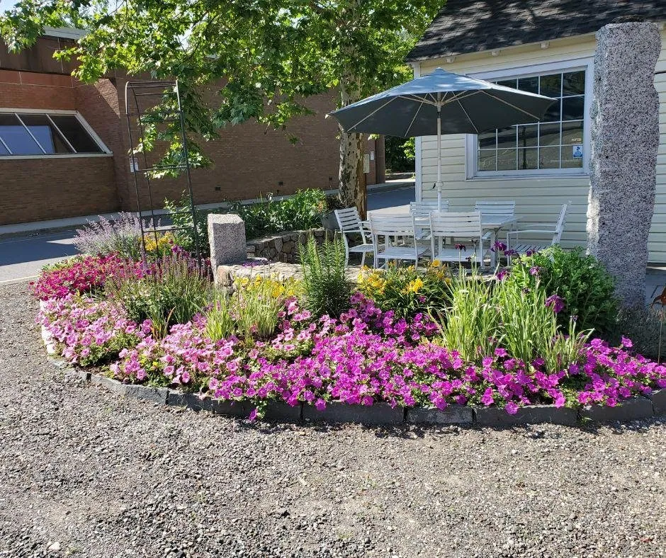 Custom outdoor landscaping in Ridgefield, CT by New Beginnings Landscaping