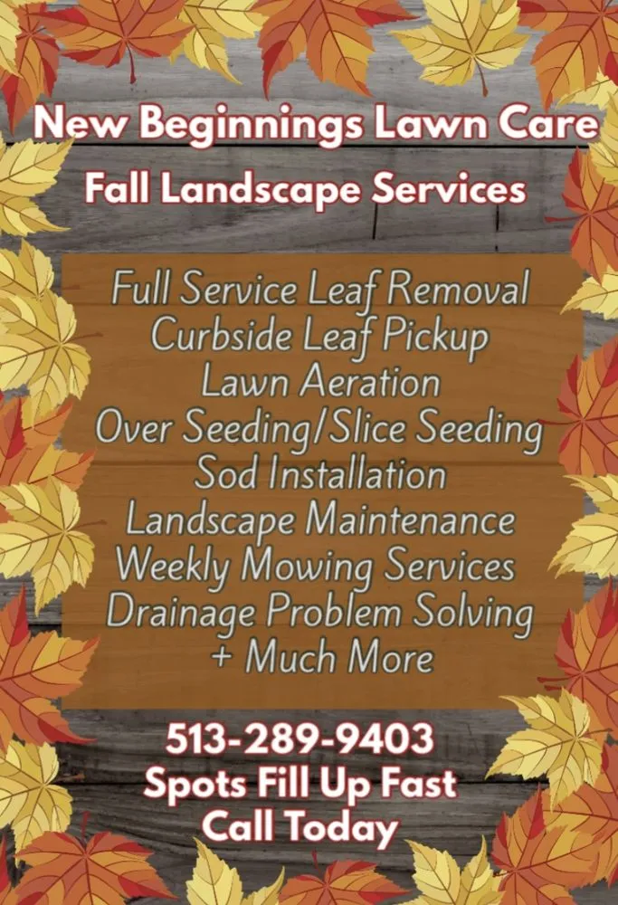 Professional lawn mowing service with custom design in Cincinnati, OH by New Beginnings Lawn Care