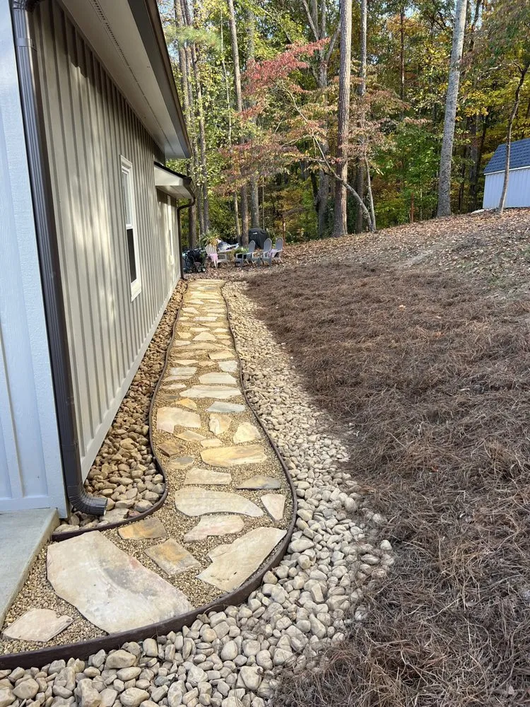 Professional yard maintenance with custom design across Marietta, GA - New Creation Landscaping