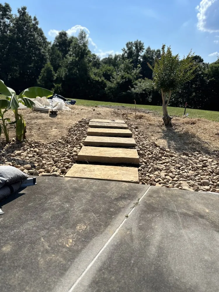 Professional landscape design for beautiful yards across Marietta, GA - New Creation Landscaping