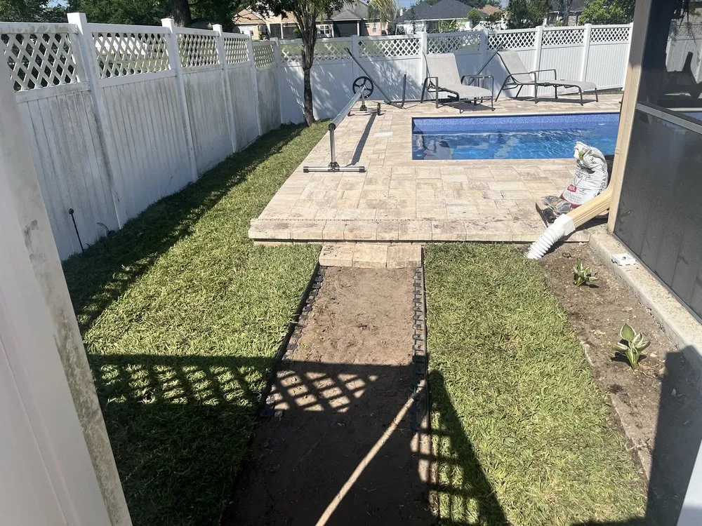 Custom landscape installation for homes across Jacksonville, FL - New Cuts on the Block