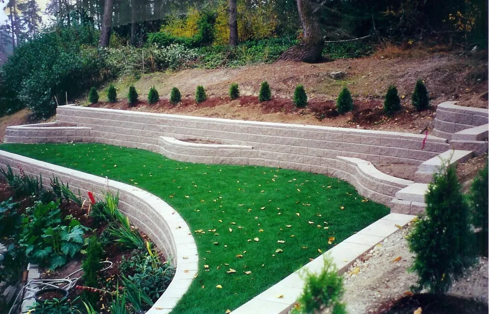 Expert yard cleanup service with custom design in Puyallup, WA by New Dimension Lawn & Landscape