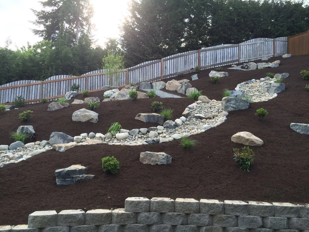 Affordable landscape installation in Puyallup, WA - New Dimension Lawn & Landscape