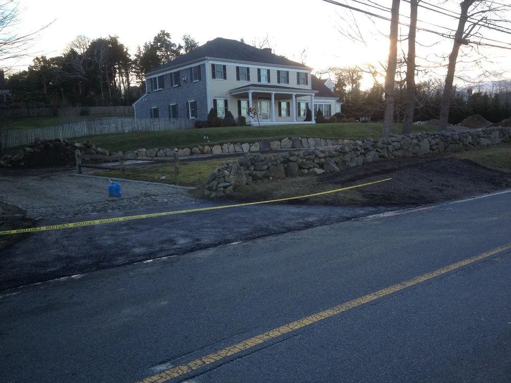 Custom lawn mowing service in Forestdale, MA by New Driveway Solutions