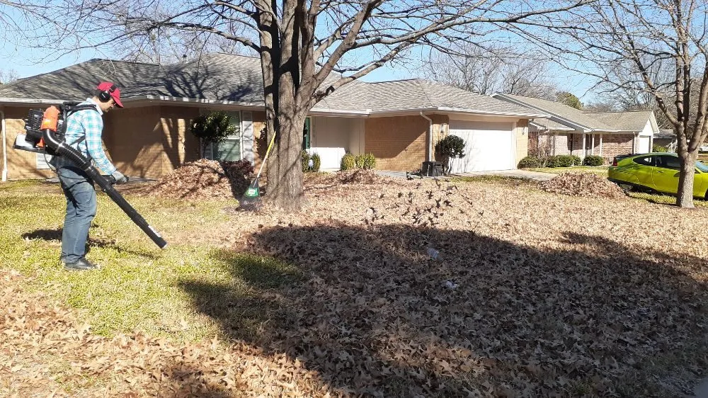 Affordable landscape installation with custom design in Hurst, TX by New Earth Landscaping