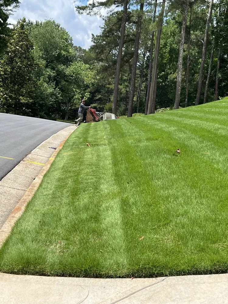 Top-rated landscape installation in Lilburn, GA by New eco Landscape